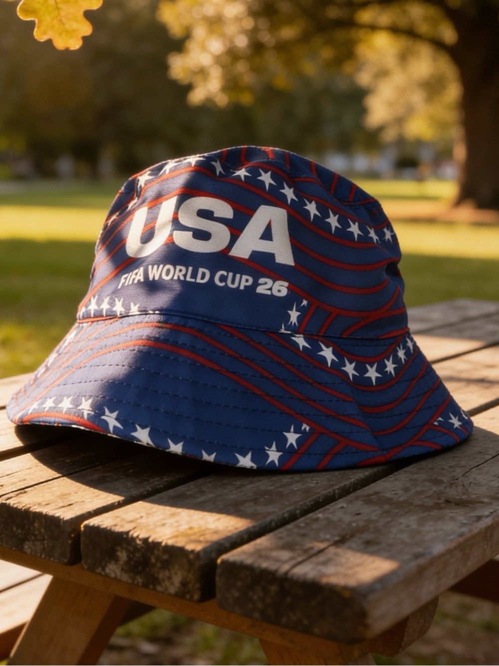 FIFA Official USA Stars & Stripes Blue Bucket Hat